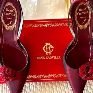 Beautiful embellished sling backs from Rene Caovilla.